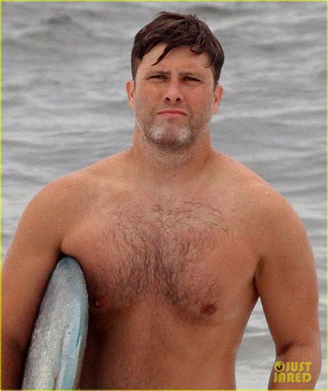 SNLs Colin Jost Goes Shirtless While Surfing in the Hamptons!